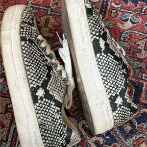 Aldo snakeskin sneakers